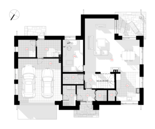 Dviejų aukštų vienšlaitis namas Egidija | NPS Projektai