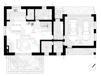 Karkasinis, skandinaviško stiliaus namas Ernesta tinkamas pasirinkimas šeimai | NPS Projektai
