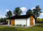 Ekonomiškas, kompaktiškas, nedidelės šeimos namo projektas – Atas 80 m2 | NPS Projektai